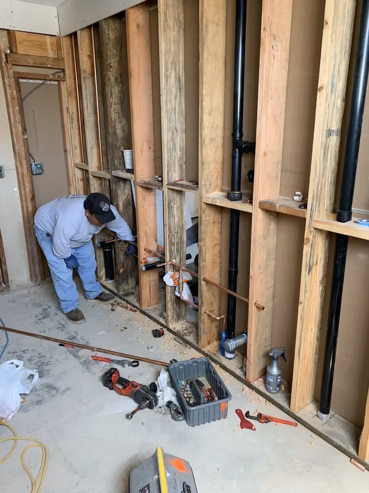 Commercial rough-in plumbing for Gas Line Repair in Mill Hill
